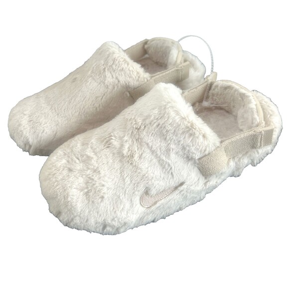 Nike Calm Mule  SE NA Sanddrift Color Fur Beige  Women's Size 11  FZ3119-100 NEW - Picture 2 of 6
